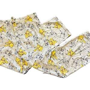 Pokemon Pikachu Size Large Super Soft Pajama Pants EUC